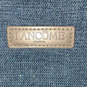 NWOT LANCÔME PARIS Elegant Blue Tote Bag with Gold Accents